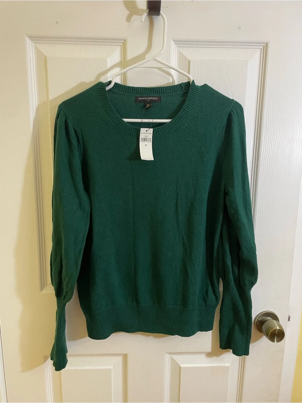 Banana Republic Forest Green Crewneck Sweater